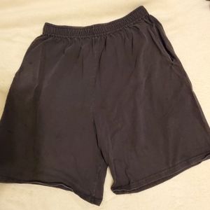 Boys Hanes Cotton Shorts Black Size (16/18)
